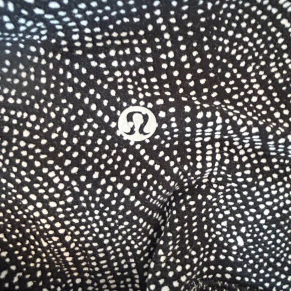 Lululemon Align Pant 28" Free Spirit Ice Grey Black Size 6 - Picture 10 of 11